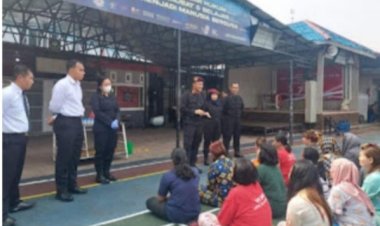 Lapas Kelas IIA Bagansiapiapi Gelar Razia Insidentil Hunian Wanita