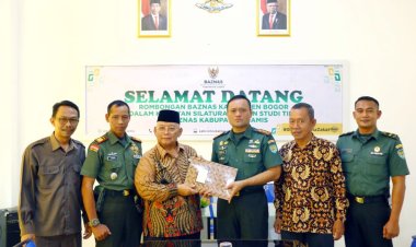 Dandim 0613/Ciamis Datangi Baznas Kab Ciamis , Untuk Serahkan Hasil Infaq & Sedekah dari Prajurit dan PNS Guna Meningkatkan Perekonomian Umat