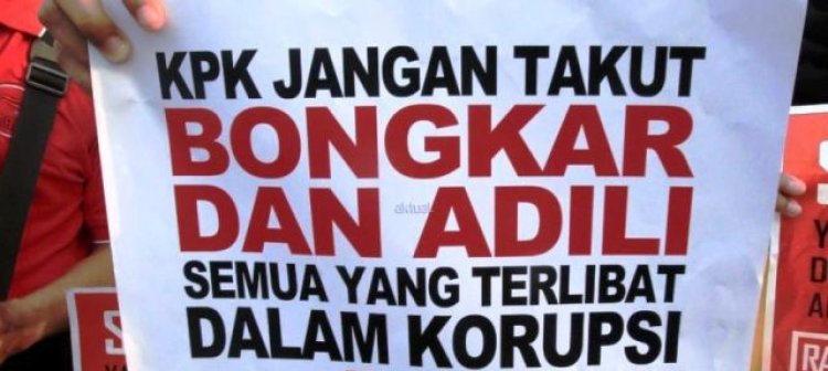 Rakyat Mendukung KPK, Jangan Gentar Melawan Serangan Balik Koruptor
