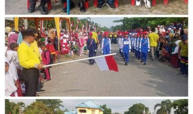 SD Negeri 010 Permai Ikuti Lomba PBB Tingkat Kecamatan di Tanah Putih Tanjung Melawan
