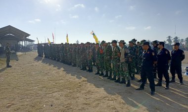Komandan Kodim 1615/Lotim Tinjau Kesiapan Upacara Penutupan TMMD Ke-121 di Masbagik