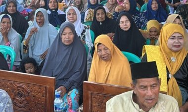 Ribuan Warga Rantau Kopar Serukan Dukungan untuk Paslon BiJaK, Tuntut Perubahan Bupati Rokan Hilir