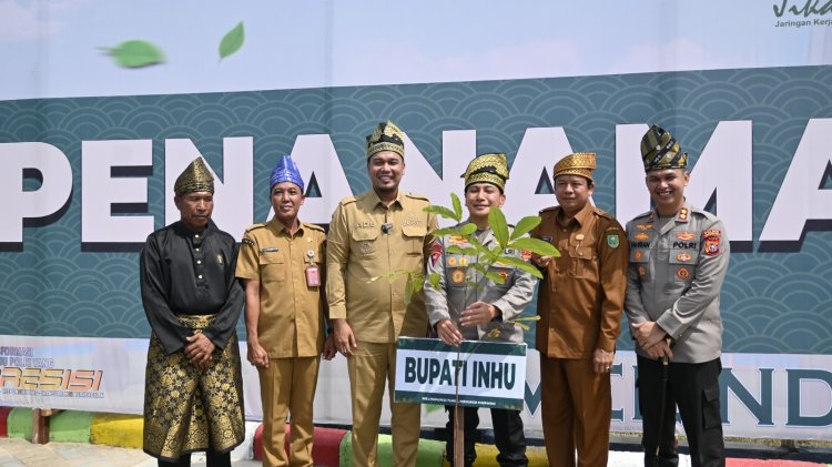 Tanam Pohon di Danau Raja, Kapolda Riau Tunjukkan Cinta Alam dan Budaya