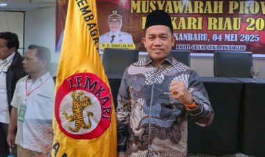 Muhammad Isa Lahamid Resmi Nahkodai Lemkari Riau Periode 2025–2030