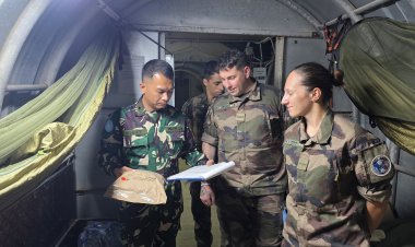 Tiga Perwira TNI Evaluasi Kesiapan Operasi AMET Prancis di UNIFIL Lebanon