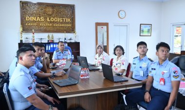 Transformasi Digital Logistik, Lanud Sultan Hasanuddin Latih Operator Simtelogau