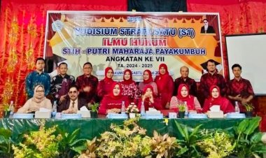 STIH Putri Maharaja Kukuhkan 55 Sarjana Hukum