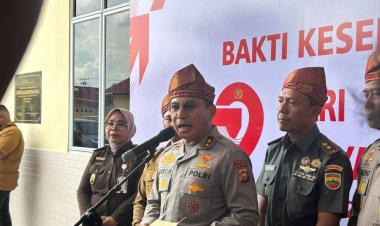 Polda Riau Gelar Bakti Kesehatan Sambut HUT ke-79 Bhayangkara