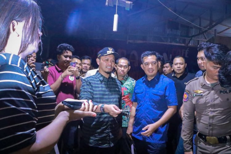 Pemko Sidak THM Ilegal di Tenda Biru, 5 Orang Diamankan