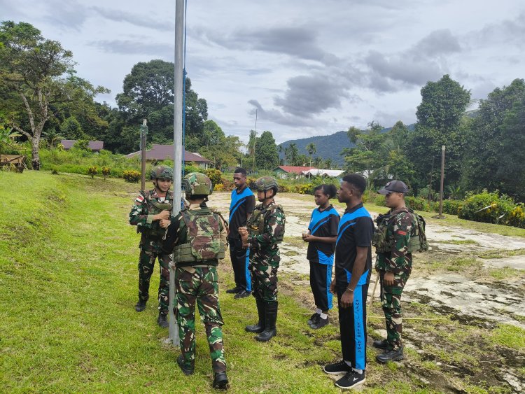 Disiplin ala TNI di Tengah Pelajar Papua Barat