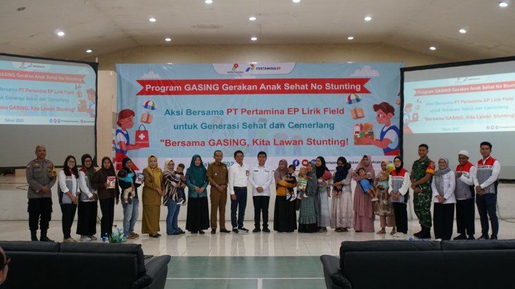 Pertamina EP Lirik Genjot Program GANSING Tekan Stunting di Inhu