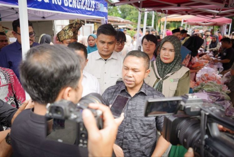 Pasar Murah Riau Bantu Warga Bengkalis Dapat Sembako Terjangkau