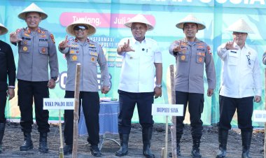 Polda Riau dan Pemkab Siak Tanam Jagung Dukung Ketahanan Pangan