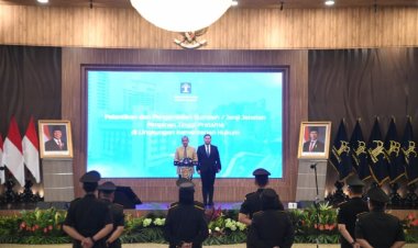 Wamenkumham Lantik Rudy Hendra sebagai Kakanwil Kemenkumham Riau