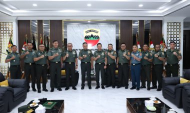 Tim Pokja Panglima TNI Audiensi di Makodam I/BB