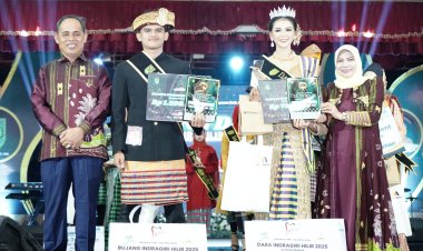 Bujang Dara Inhil 2025 Resmi Dinobatkan, Duta Wisata Siap Promosi Daerah
