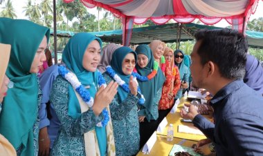 TP PKK Riau Apresiasi Posyandu Cempaka Rokan Hilir Jalankan 6 SPM