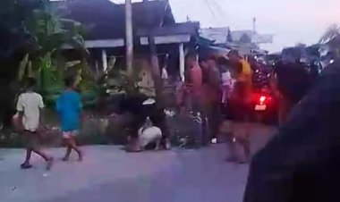 Bhabinkamtibmas di Rohil Tabrak Pengedar Sabu Saat Jalan Sore