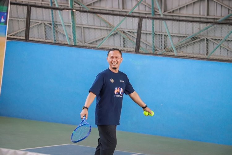 Wali Kota Pekanbaru Buka Turnamen Tenis Piala Agung Nugroho