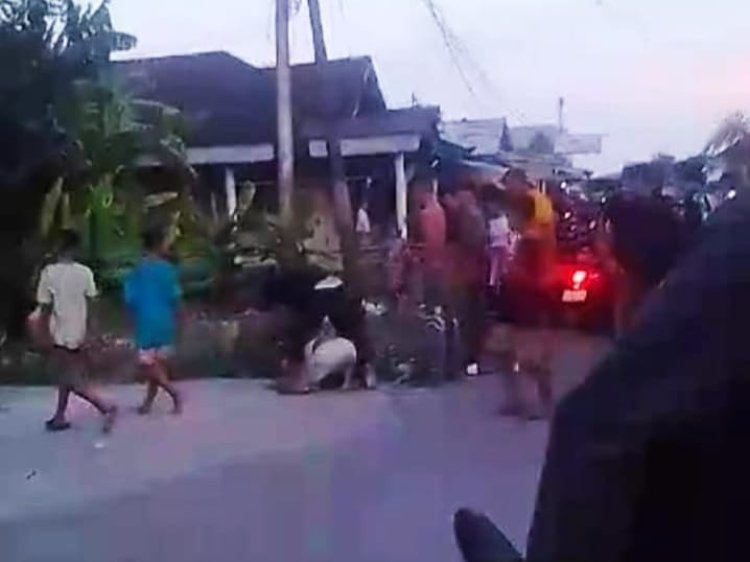 Bhabinkamtibmas di Rohil Tabrak Pengedar Sabu Saat Jalan Sore