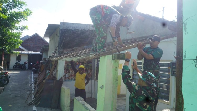 Satgas TMMD Surakarta Genjot Renovasi Rumah Warga Karangasem