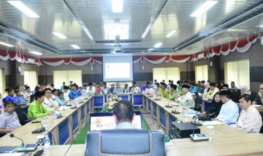 Bupati Kampar Pimpin Sinkronisasi Renja OPD 2026