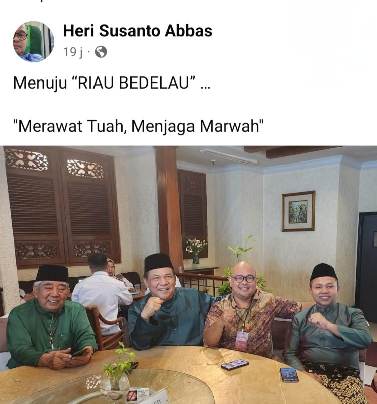 Hoaks Politik Riau: Foto Lawas Gubri–Wagubri Disulap Seolah Kompak