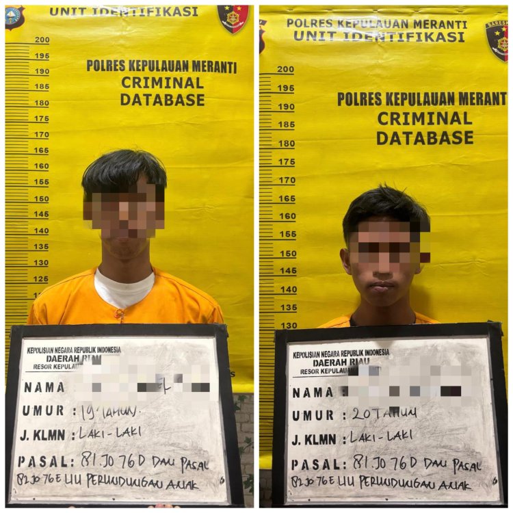 Polres Meranti Tangkap Pelaku Persetubuhan Anak