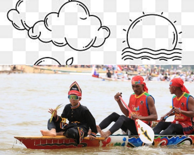 Cuaca Berawan, Pacu Jalur 2025 di Kuansing Tetap Semarak