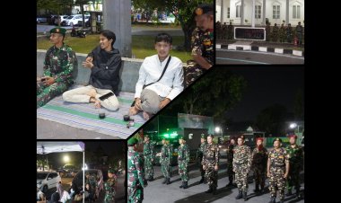 Patroli Gabungan TNI, Kokam, Banser Jaga Keamanan Boyolali