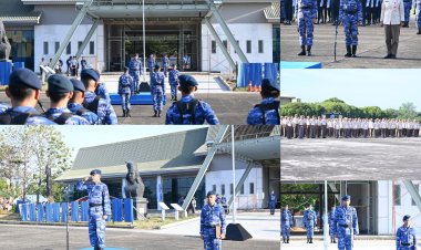 Lanud Sultan Hasanuddin Gelar Upacara 17-an, Pangkoopsudnas Tekankan Adaptif dan Profesionalisme