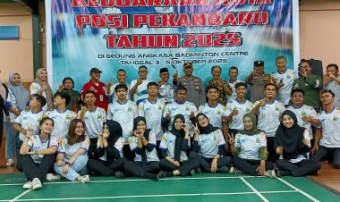 Kejurkot PBSI Pekanbaru 2025 Resmi Dibuka, 200 Atlet Muda Berlaga