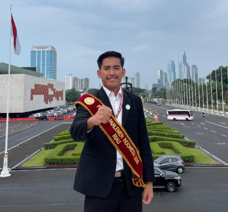 Pemuda Riau Ifan Kiki Wakili Riau di Konferensi Pemuda Parlemen 2025