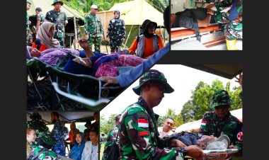 TNI dan ADF Gelar Simulasi Evakuasi Bencana di Banten