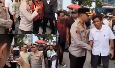 Kapolrestabes Medan Apresiasi Massa Aksi di Kantor Gubsu