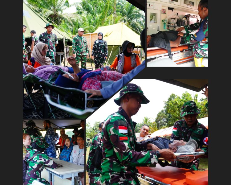 TNI dan ADF Gelar Simulasi Evakuasi Bencana di Banten