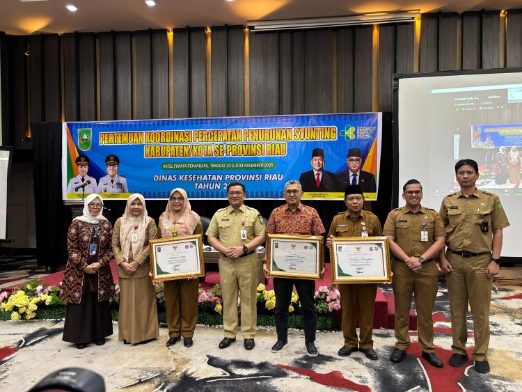 Siak Juara Lagi Aksi Penurunan Stunting Riau 2024