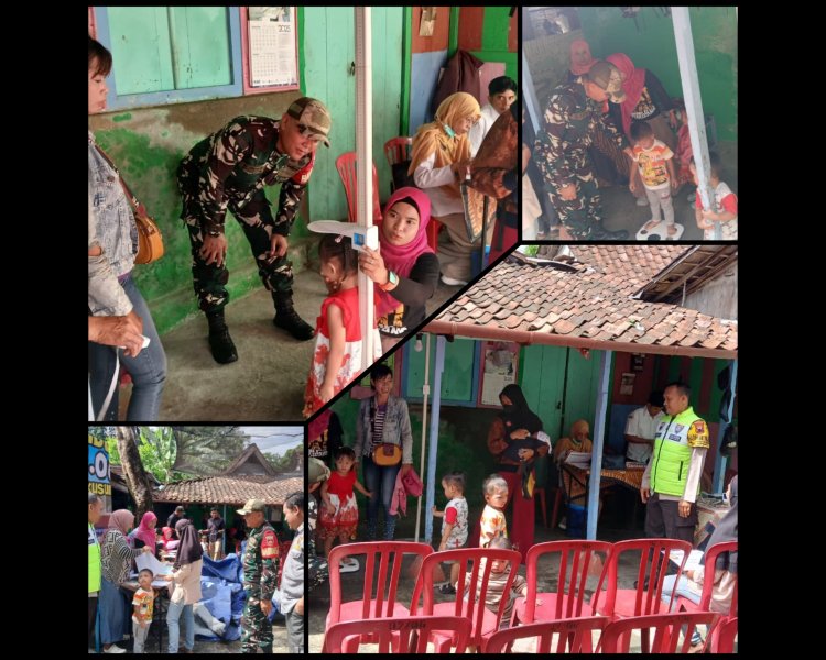 Babinsa Danukusuman Dukung Posyandu, Wujudkan Balita Sehat dan Cegah Stunting
