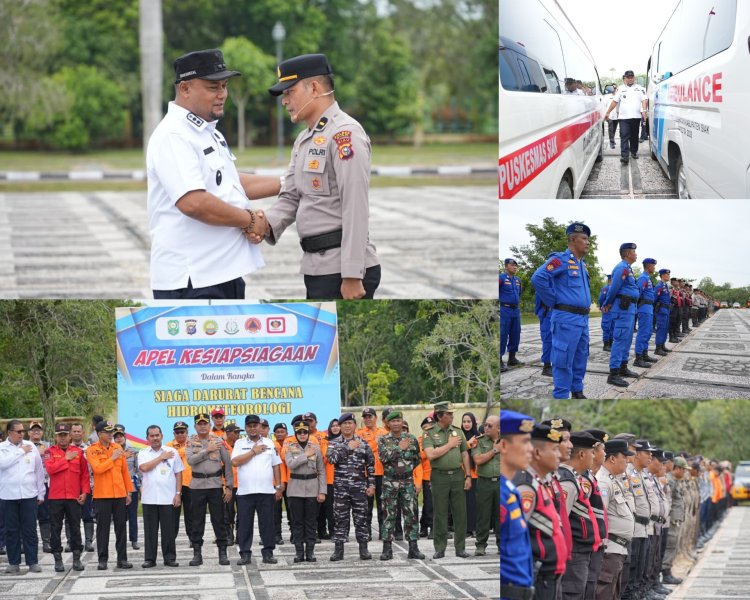 Pemkab Siak Gelar Apel Kesiapsiagaan Hadapi Banjir 2025
