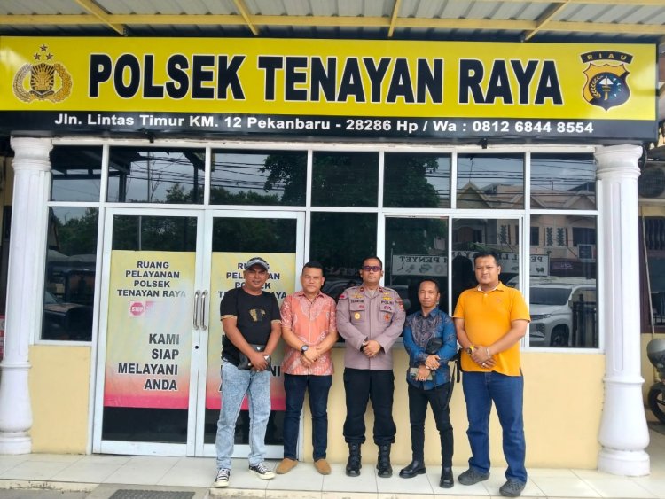 Kapolsek Tenayan Raya Bangun Sinergitas Wujudkan Harkamtibmas