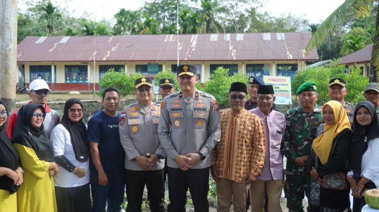 Wakapolda Riau Tinjau Rencana Jembatan SDN 18 Semulut