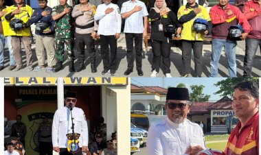Bupati Zukri Pimpin Gelar Pasukan Operasi Ketupat Lancang Kuning 2026 di Pelalawan