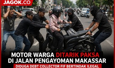 Motor Warga Ditarik Paksa di Jalan Pengayoman Makassar, Diduga Debt Collector FIF Bertindak Ilegal