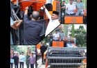 Wabup Siak Serahkan Combine Harvester, Produktivitas Petani Meningkat