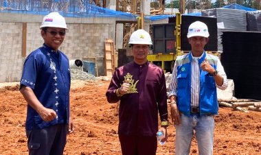 Wabup Muklisin Tinjau Sekolah Rakyat Kuansing, Pastikan Proyek Tepat Waktu