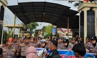 Mahasiswa HMI Desak Pencopotan Kapolres Rohil