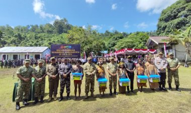 TMMD Ke-128 Resmi Dibuka di Kampung Tanah Rubuh Manokwari