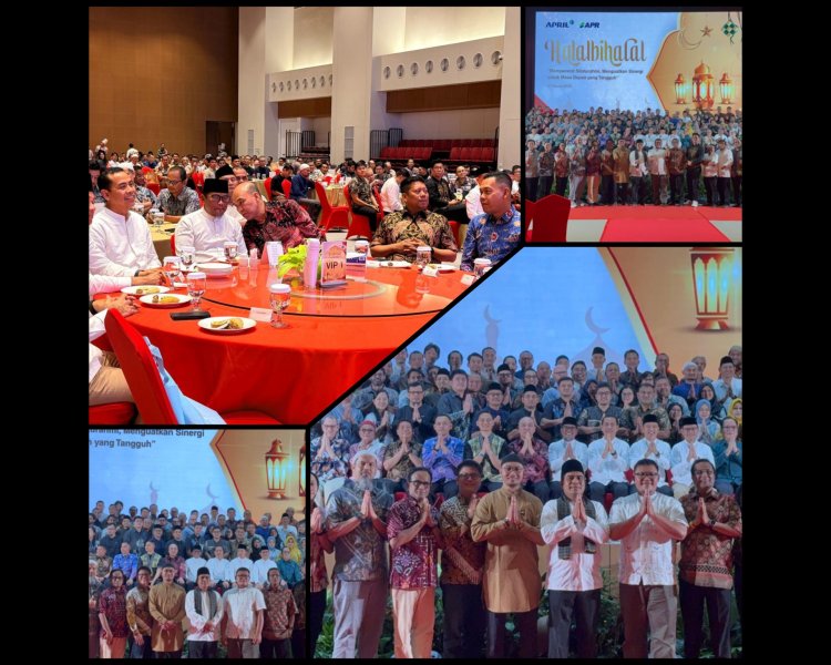 Bupati Zukri Dorong Hilirisasi PT RAPP di Pelalawan saat Halal Bihalal APRIL Group