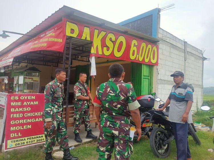 Babinsa Ngrampal Sragen Humanis, Kunci Kedekatan dengan Warga