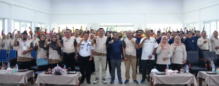 Hardiknas 2026 Kuansing: Sekda Buka Lomba Senam Narosa Tingkat Kabupaten